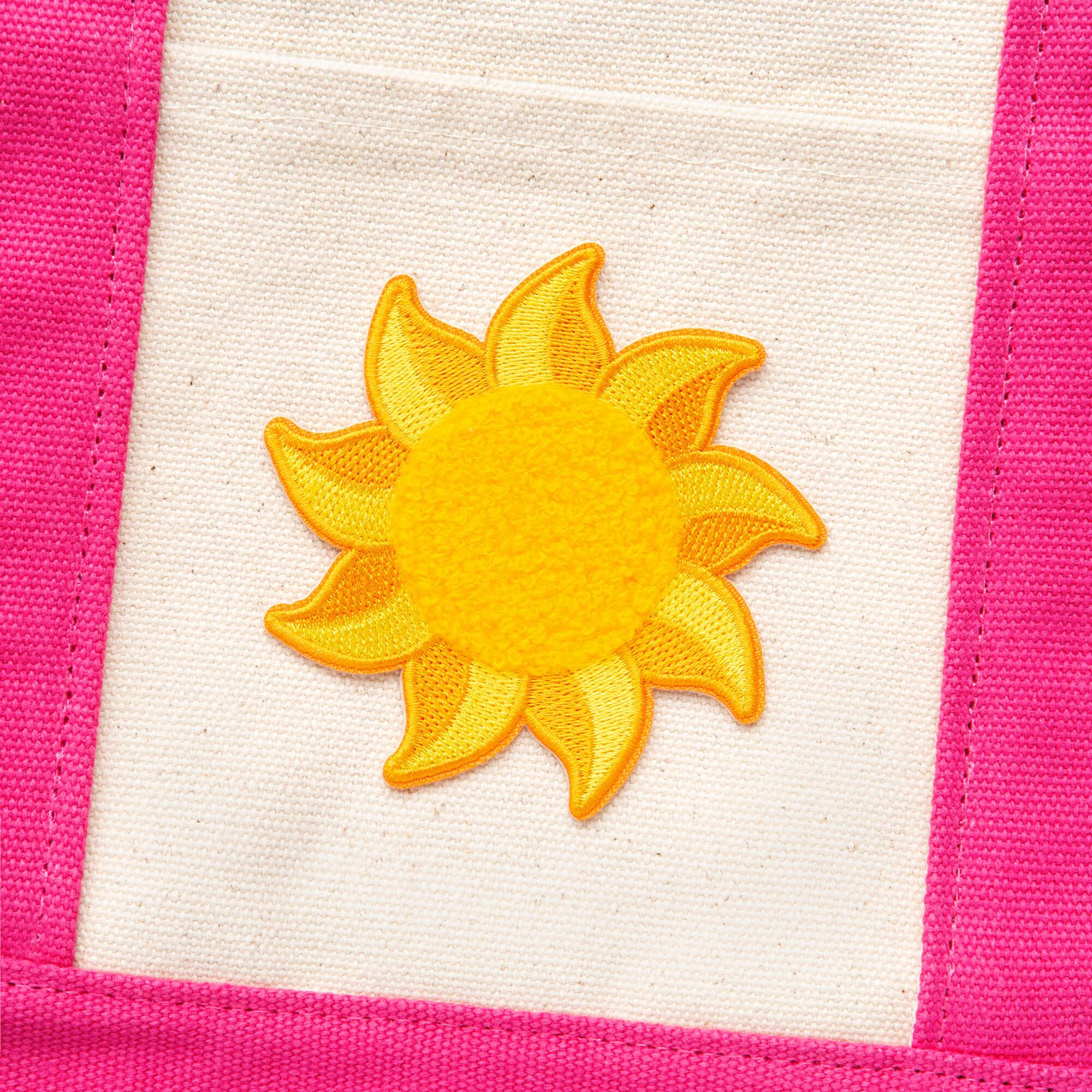 Summer Sun Iron-On & Adhesive Embroidered Patch by Make Market®